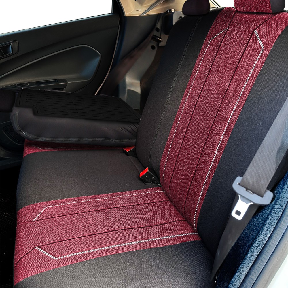 Axiom Comfort Serisi, Her Araca Uyumlu Oto Koltuk Kılıfı, Tam Set, Keten-Deri