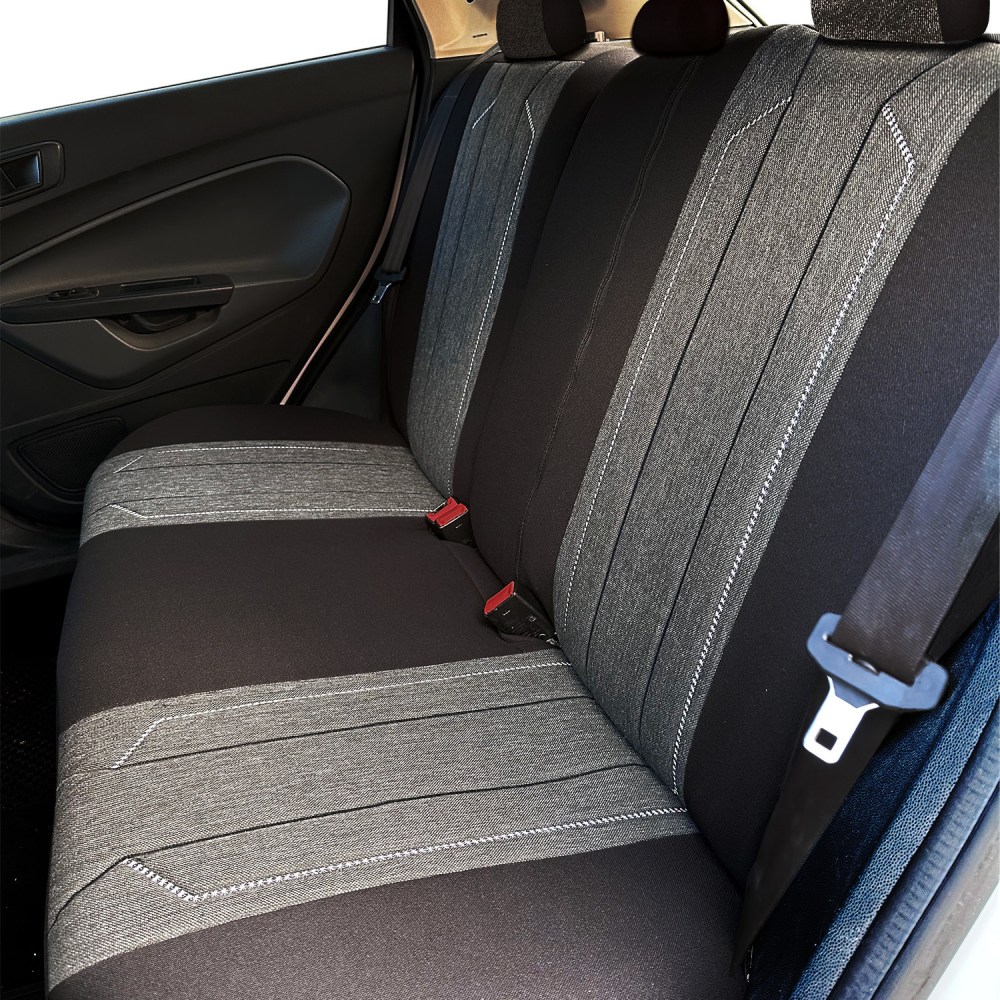 Axiom Comfort Serisi, Her Araca Uyumlu Oto Koltuk Kılıfı, Tam Set, Keten-Deri