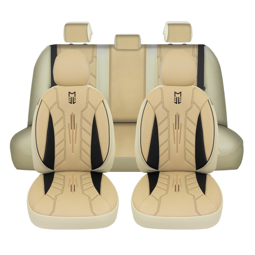 FA Serisi, Her Araca Uyumlu Oto Koltuk Kılıfı, Tam Set, Keten veya Deri veya Taytüyü