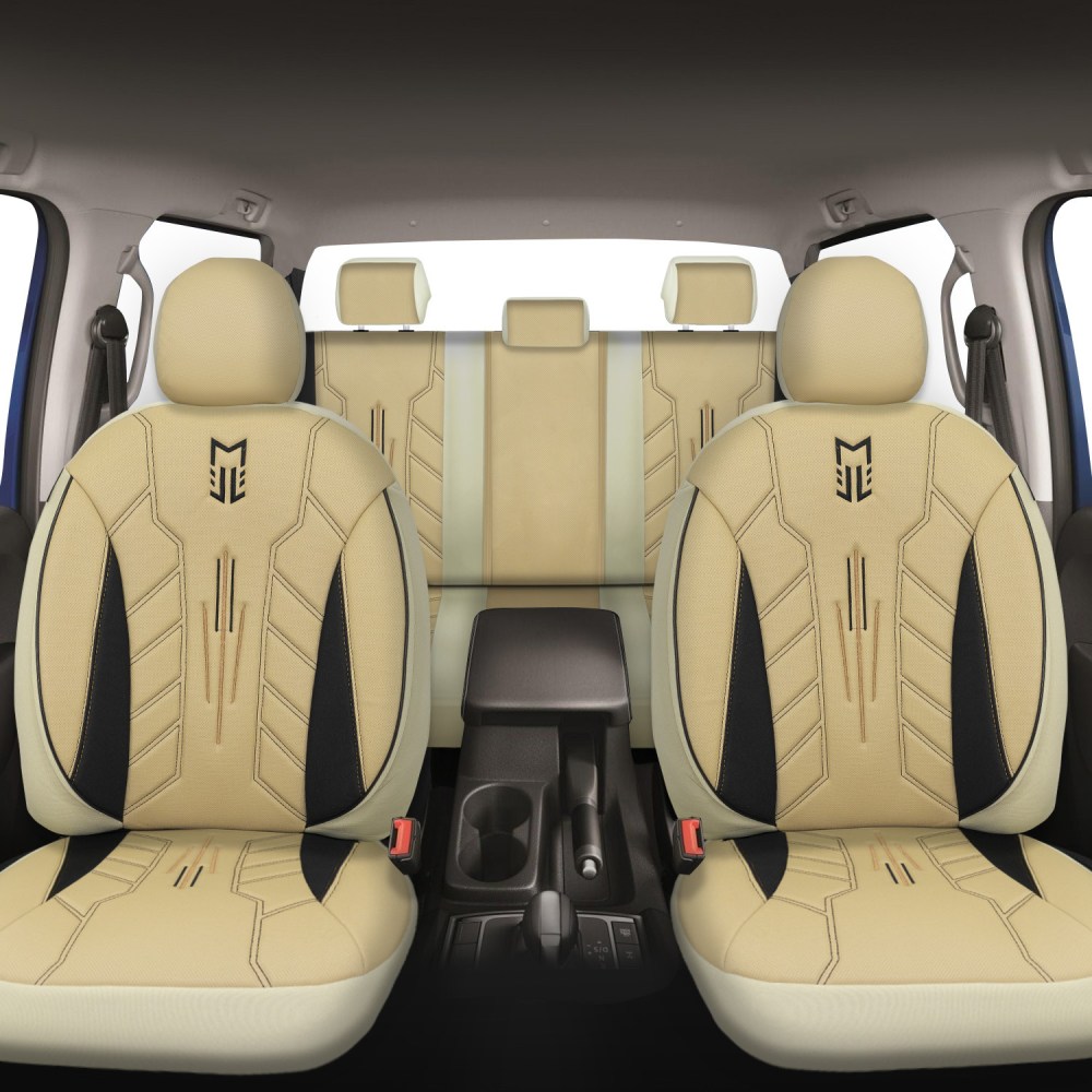 FA Serisi, Her Araca Uyumlu Oto Koltuk Kılıfı, Tam Set, Keten veya Deri veya Taytüyü
