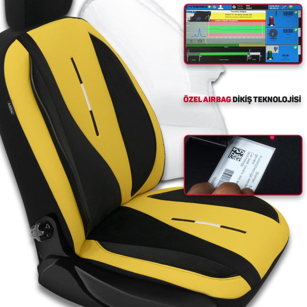 Elysia Serisi, Her Araca Uyumlu Oto Koltuk Kılıfı, Tam Set, Taytüyü-Deri