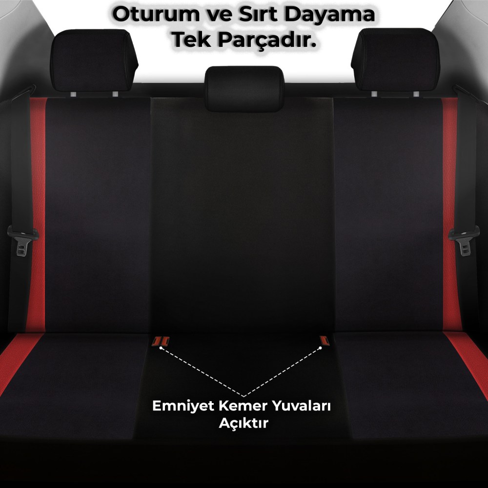 Elysia Serisi, Her Araca Uyumlu Oto Koltuk Kılıfı, Tam Set, Taytüyü-Deri