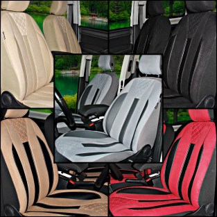 T1 Serisi, Hafif Ticari Araçlarla Uyumlu Oto Koltuk Kılıfı, Tam Set, Taytüyü