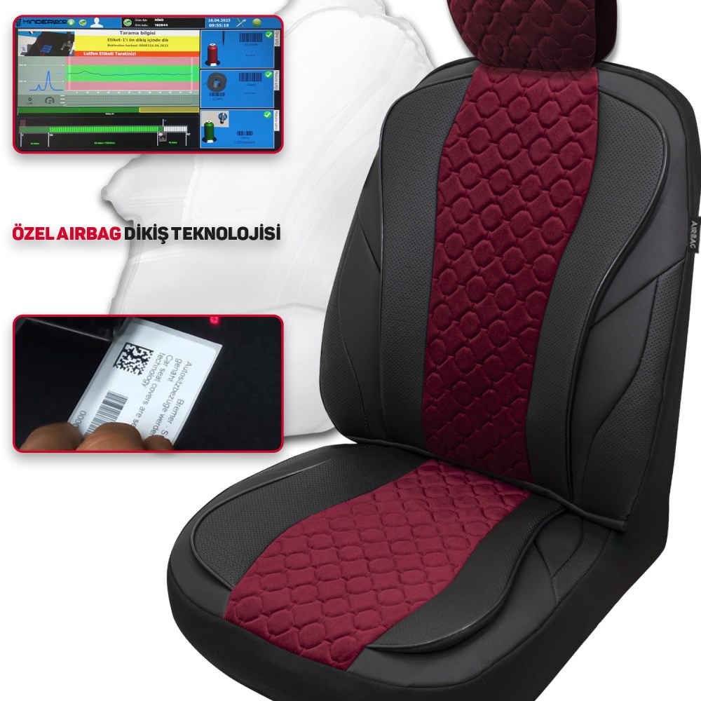 VIP Serisi, Her Araca Uyumlu Oto Koltuk Kılıfı, Tam Set, Taytüyü-Deri