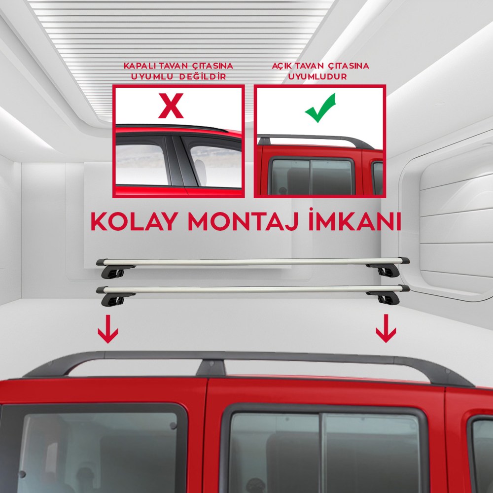 Pandami Her Araca Uyumlu Ara Atkı, 120cm/135cm/145cm