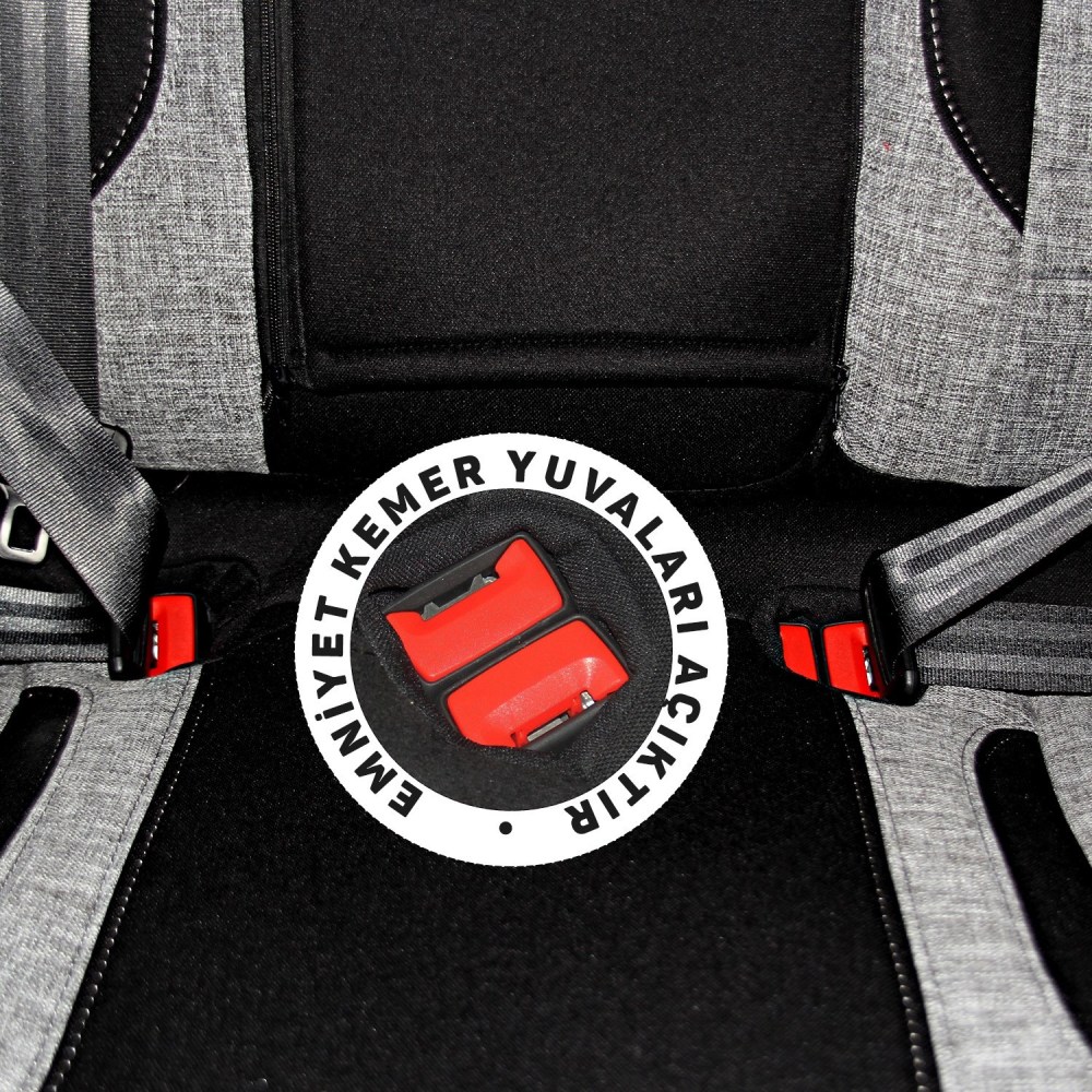 Volkswagen Jetta 2011-2018 Comfortline Özel Dikim Oto Koltuk Kılıfı, Keten, Gri / Siyah