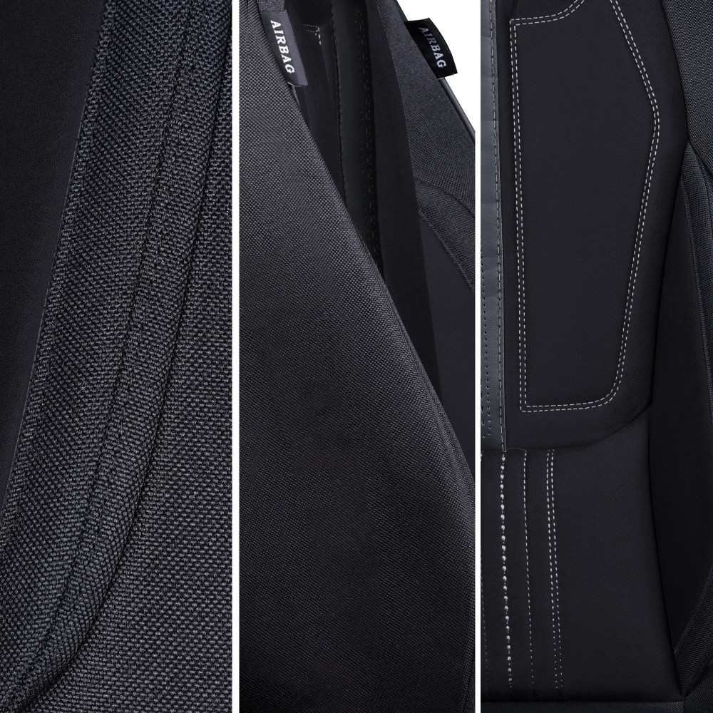 FS Serisi Her Araca Uyumlu Takmatik Oto Koltuk Kılıfı, Siyah