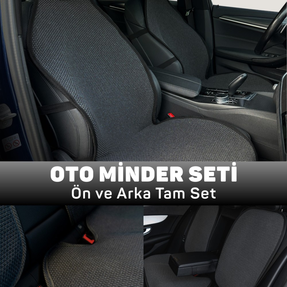 Mindra Serisi Her Araca Uyumlu Oto Koltuk Minderi