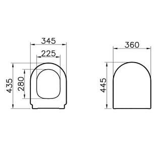 VitrA Integra Klozet Kapağı 108-003-009