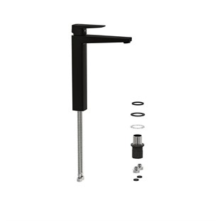 Artema Root Square Lavabo Bataryası Çanak Mat Siyah A4273336