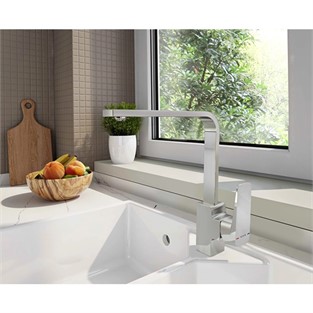 Artema Root Square BluEco Lavabo Bataryası Krom A42753ENR