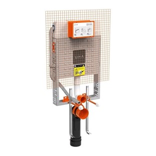 Vitra Gömme Rezervuar Metal Ayaklı Set İnce 3/6 Litre 768-1851-01