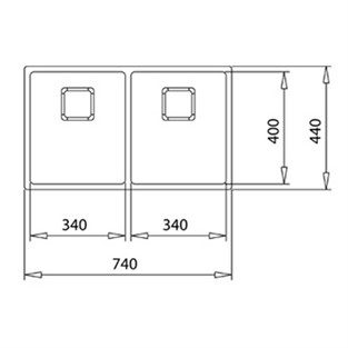 Teka MAESTRO FLEXLINEA RS15 2B 740 Paslanmaz Çelik Eviye 115030009 TK.115030009