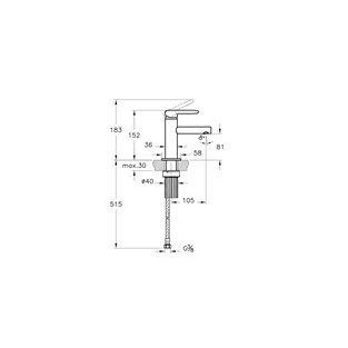 VitrA Sento Çocuk Lavabo Bataryası A42666