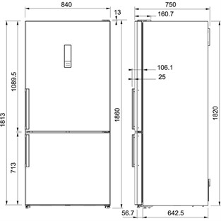 Franke FFCB 620 NF XS A++ Buzdolabı 118.0544.323 F118.0544.323