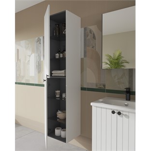 VitrA Root Groove Kapaklı Lavabo Dolabı 60 cm Mat Beyaz 69268