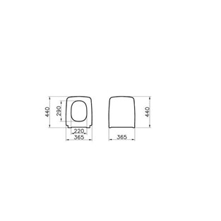 VitrA Metropole Soft Slim Klozet Kapağı-Mat Vizon 122-020-009
