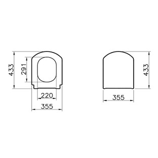 VitrA Valarte Soft Klozet Kapağı Beyaz 124-003-009