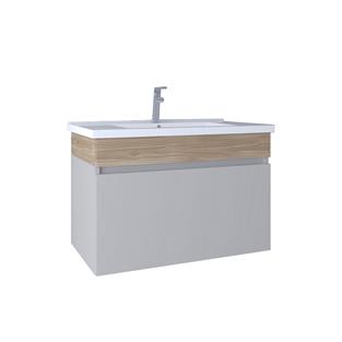 Kobos Harmony 80 cm Lavabo Dolabı Light Grey KB710014