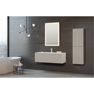 ORKA Cube Banyo Dolabı Takımı Mat Vizon 120 cm ORKA5000174