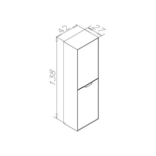 ORKA Mono Boy Dolabı Macael 42 cm ORKA3001374