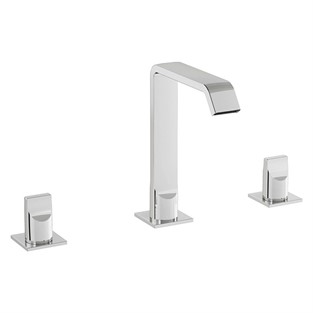 VitrA 3 Delikli Suit Lavabo Bataryası Krom A42784