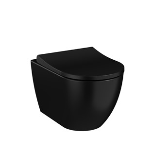 VitrA S60 Asma Klozet SmoothFlush Mat Siyah 7510B083-0090