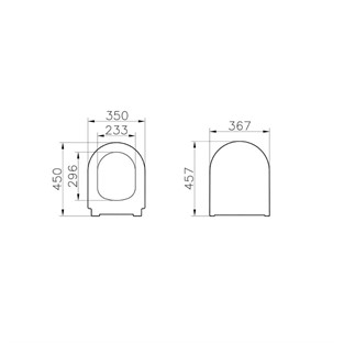 VitrA Integra Klozet Kapağı Mat Siyah 131-083-009