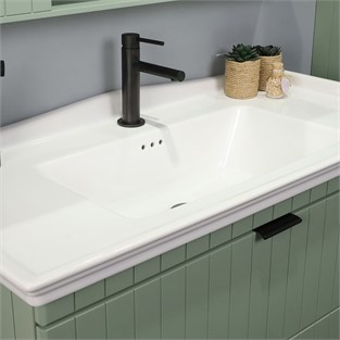 Kobos Noble 80 cm Banyo Dolabı Seti Mint