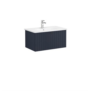 VitrA Root Groove Lavabo Dolabı 80 cm Mat Lacivert 69378