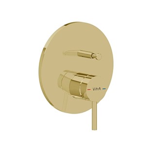 Artema Minimac Ankastre Mekanik Banyo Bataryası Minibox Soft Altın A4362074