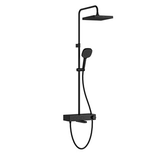 Artema Core Square Termostatik Banyo Bataryalı Duş Sistemi Mat Siyah A4731036