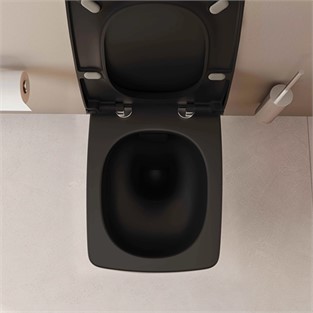 VitrA Metropole Slim Klozet Kapağı Mat Siyah 122-483R009