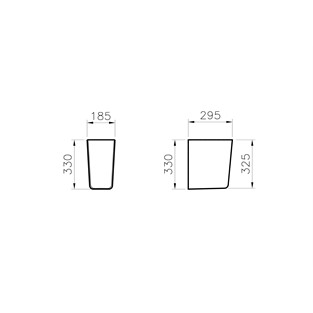 VitrA S20 Yarım Ayak Beyaz 5281L003-7201