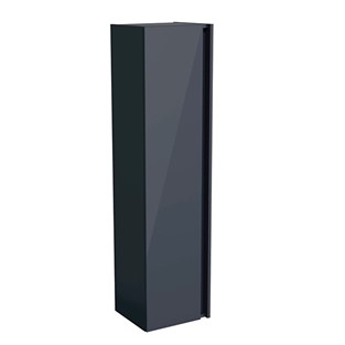 VitrA Nuo Boy Dolabı 35 cm Kapaklı Parlak Antrasit 67699