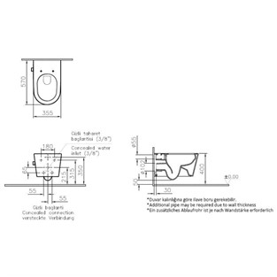 VitrA Nest Trendy Asma Klozet 5176B003-1684