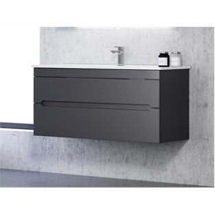 ORKA Varna Banyo Dolabı Takımı Mat Antrasit Lake 120 cm ORKA5000851