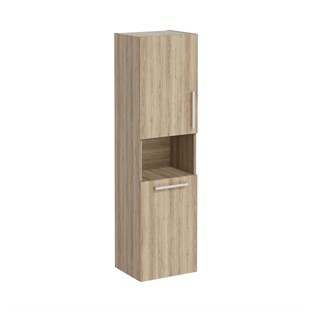 VitrA Root Flat Çamaşır Sepetli Kısa Boy Dolabı 40cm Doğal Meşe 66235