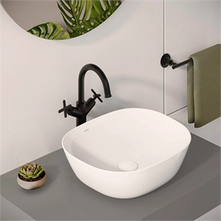 VitrA Origin Classic Çanak Lavabo Bataryası Mat Siyah A4288636