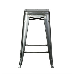 Vitale Tolix Bar Sandalyesi Antrasit 76 cm MS.SI134