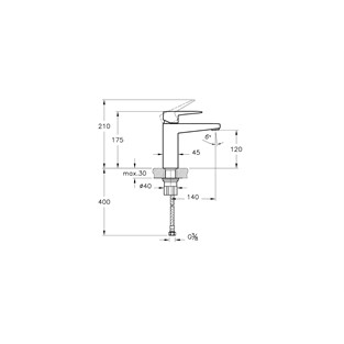Artema Root Square Lavabo Bataryası Soft Altın A4273174