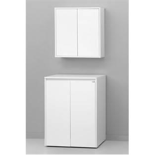 ORKA Sedir Çamaşır Makinası Dolabı Beyaz 70 cm ORKA5000701