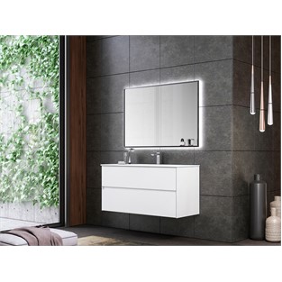 ORKA Nest Banyo Dolabı Takımı Mat Beyaz Lake 90 cm ORKA5000545
