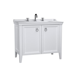 VitrA Valarte Kapaklı Etajerli Lavabo Dolabı 100 cm Mat Beyaz 62165