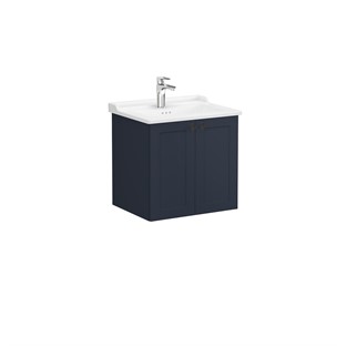 VitrA Root Classic Kapaklı Lavabo Dolabı 60 cm Mat Lacivert 68706