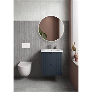 VitrA 30x60 Set6.0 Limestone Beyaz Fluted Dekor Mat Nr K95078100001VTE0