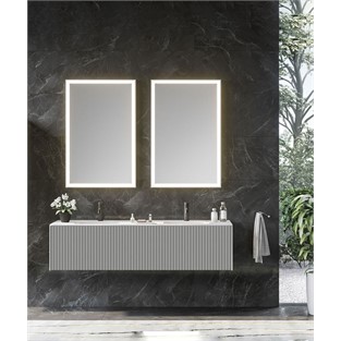 ORKA Cube Banyo Dolabı Takımı Mat Vizon 160 cm ORKA5000179