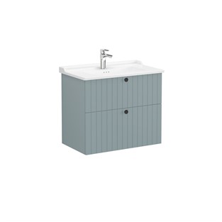 VitrA Root Groove Lavabo Dolabı Mat Fiyord Yeşili 80 cm 69446