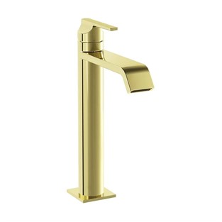 VitrA Suit Yüksek Lavabo Bataryası Üstten Kumandalı Soft Altın
