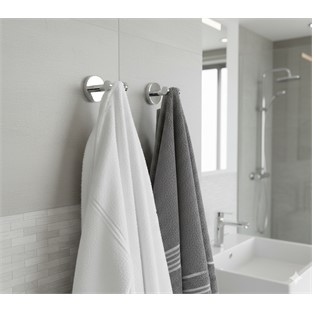 VitrA Base 200 İkili Askılık Krom A44102